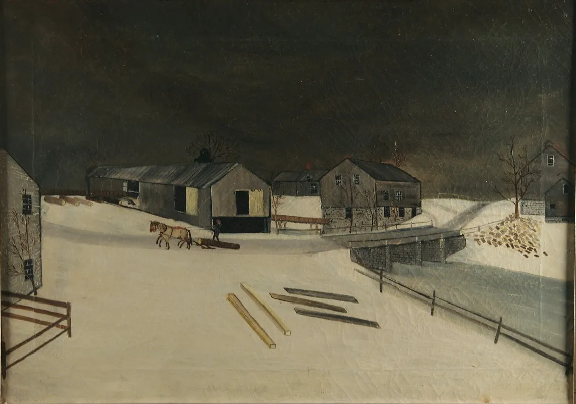 Lumbering In The Snow