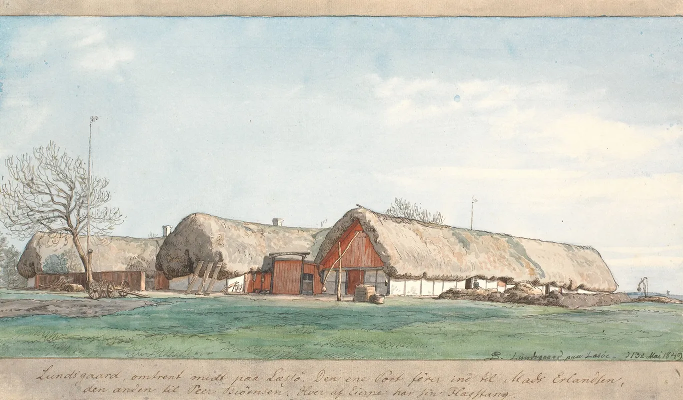 Lundsgaard Omtrent Midt Pa Laesso