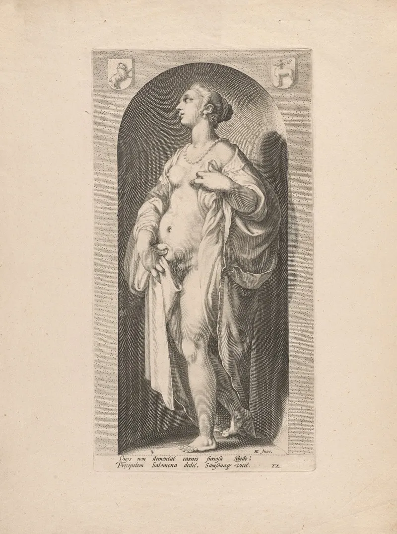 Lust 3 by Hendrick Goltzius - Canvas Print