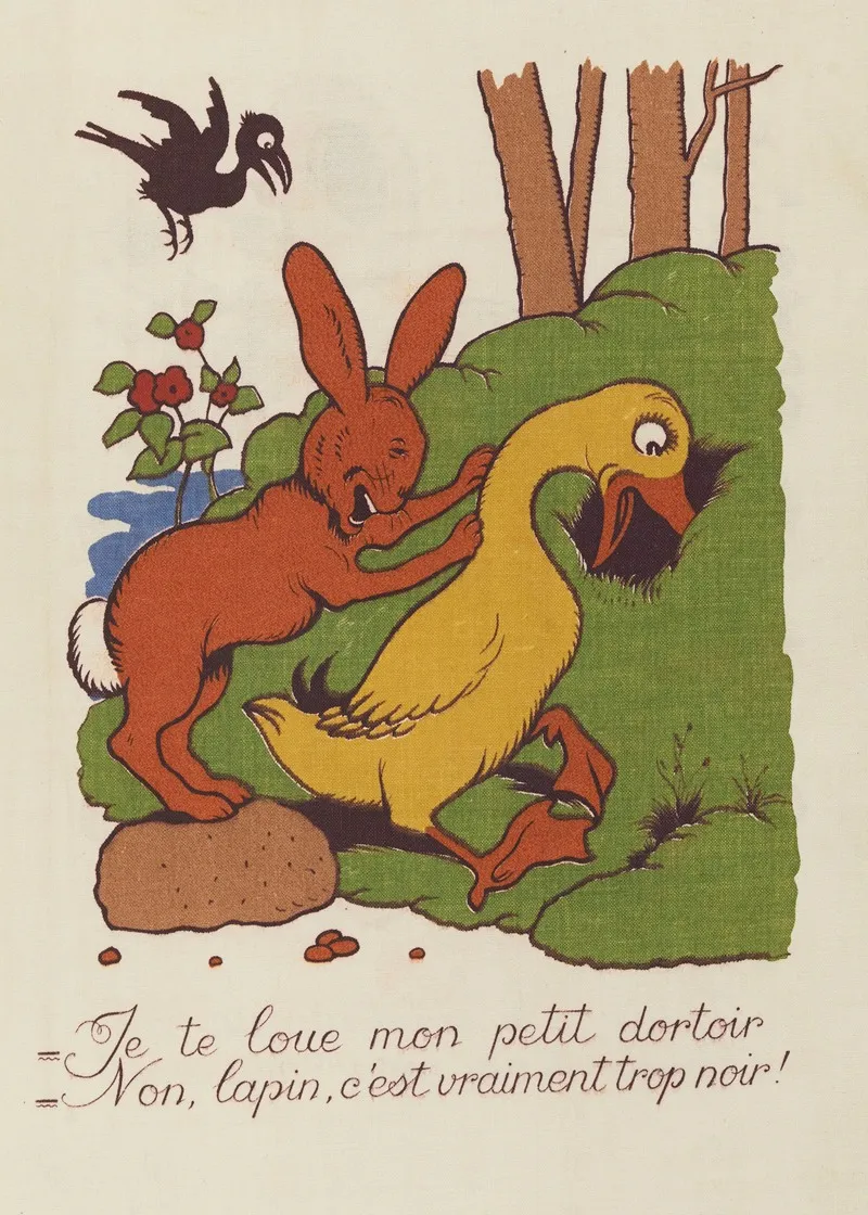 M Canard Cherche Une Maison Pl 03 by Benjamin Rabier - Canvas Print