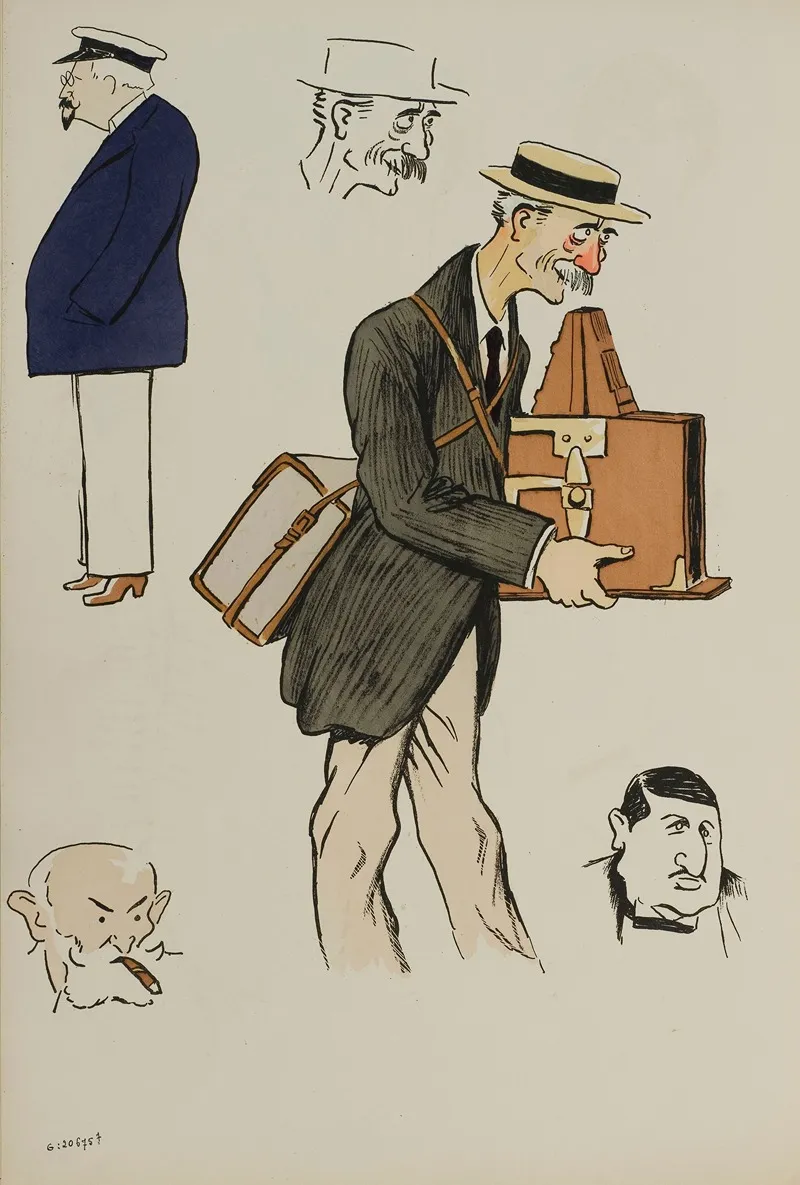 M Legru M Raphael M Landau Lucien Cahen
