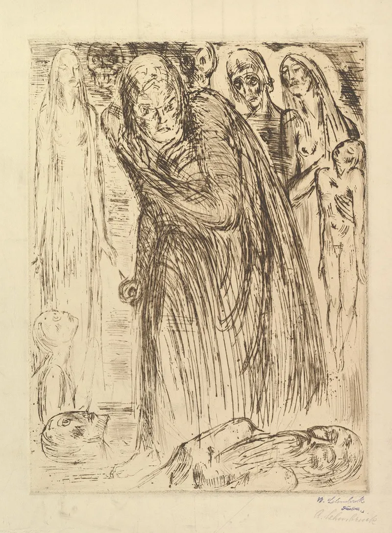 Macbeth Iv by Wilhelm Lehmbruck - Canvas Print