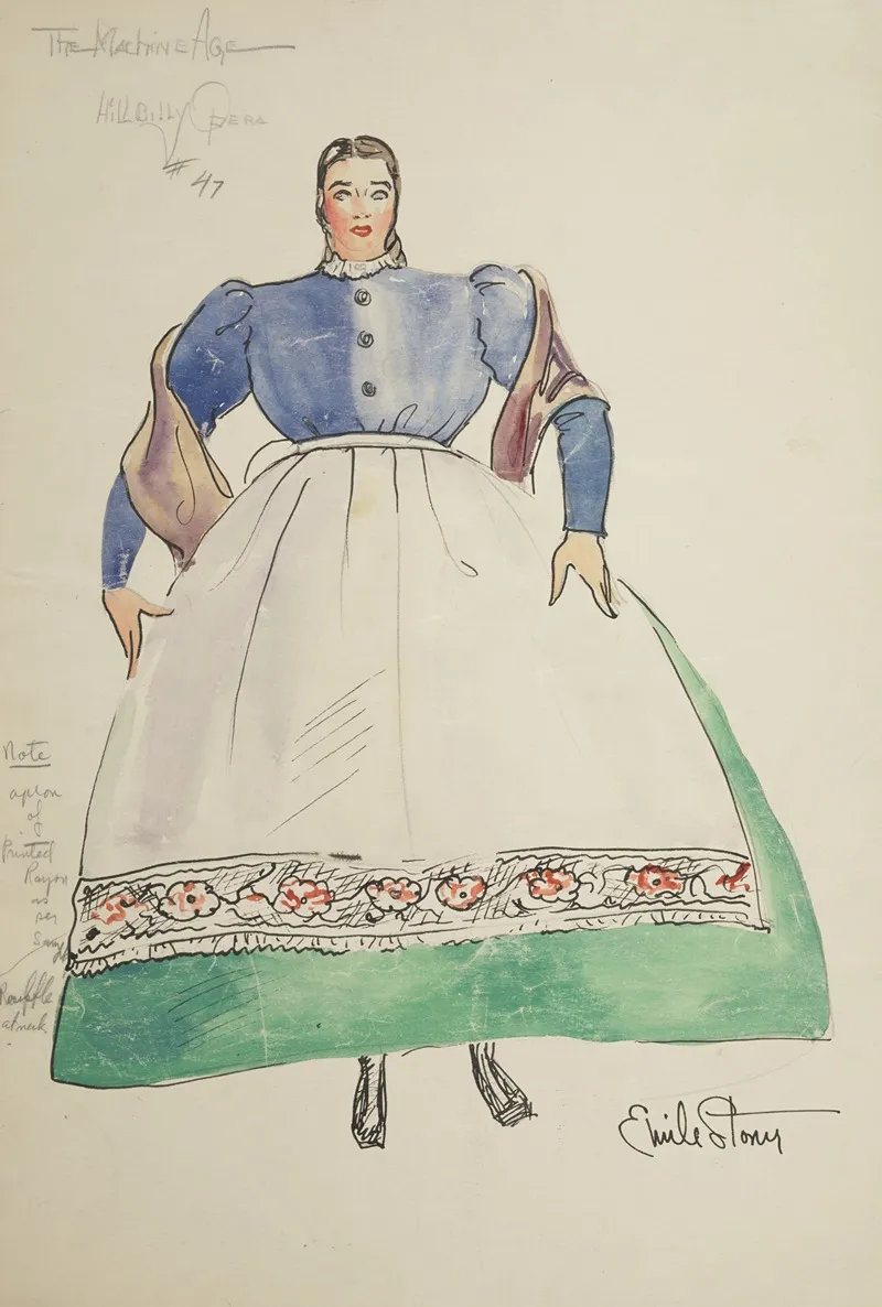 Machine Age Miss Wilson by Emile Stoner - Canvas Print