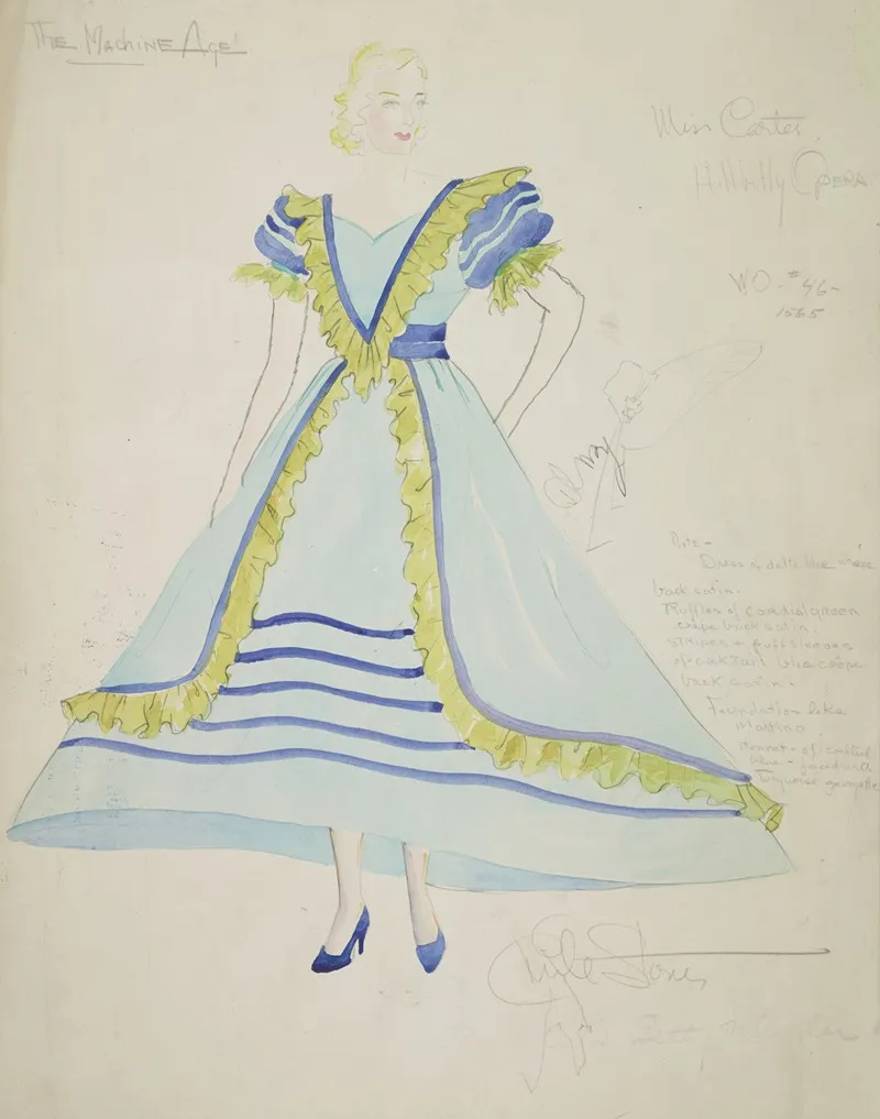 Machine Age Mrs Carter Hillbilly Opera by Emile Stoner - Canvas Print