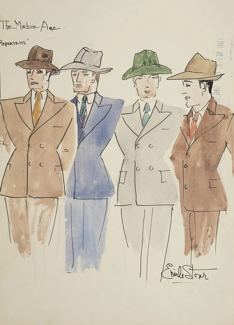 Machine Age Reporters by Emile Stoner - Canvas Print