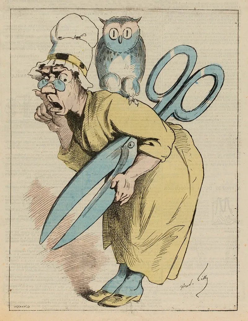 Madame Anastasie by André Gill - Canvas Print