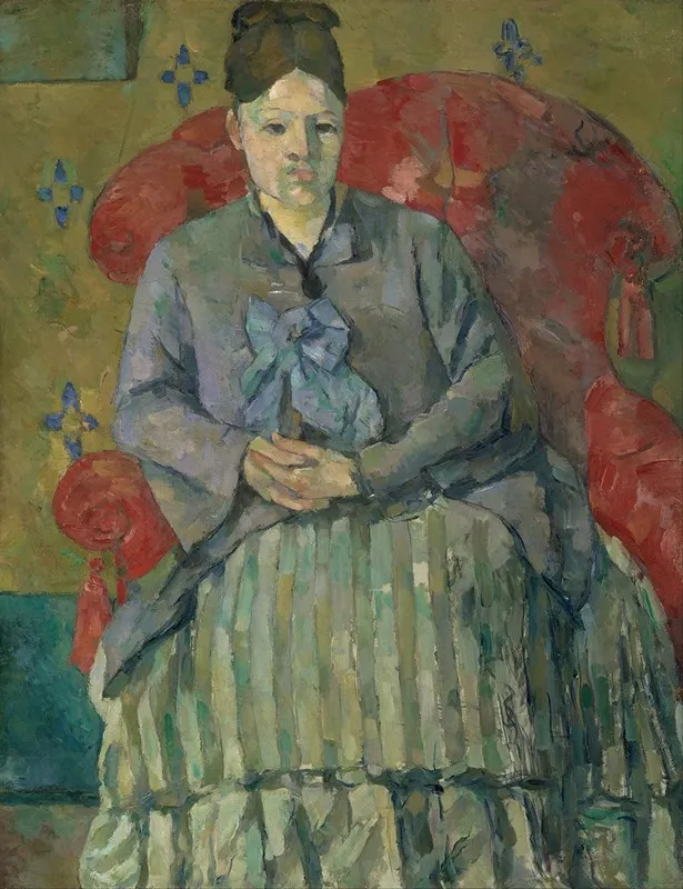 Madame Cezanne In A Red Armchair