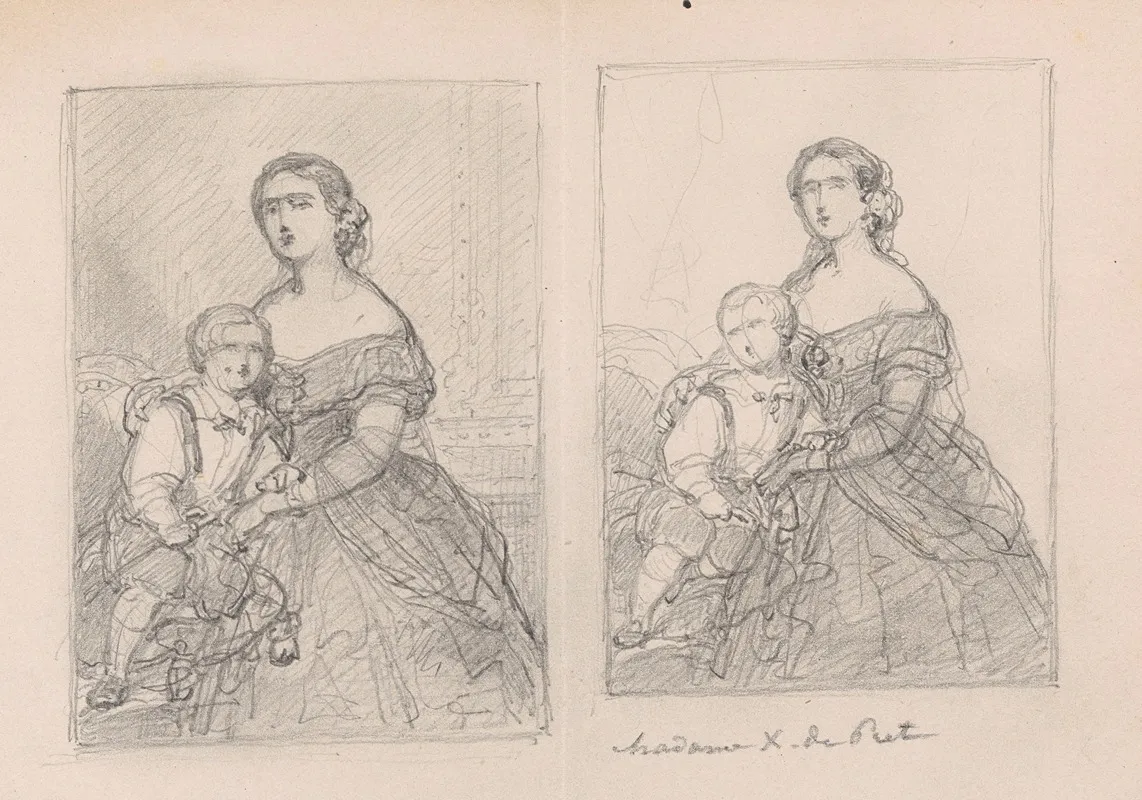 Madame X De Pret And A Portrait Study