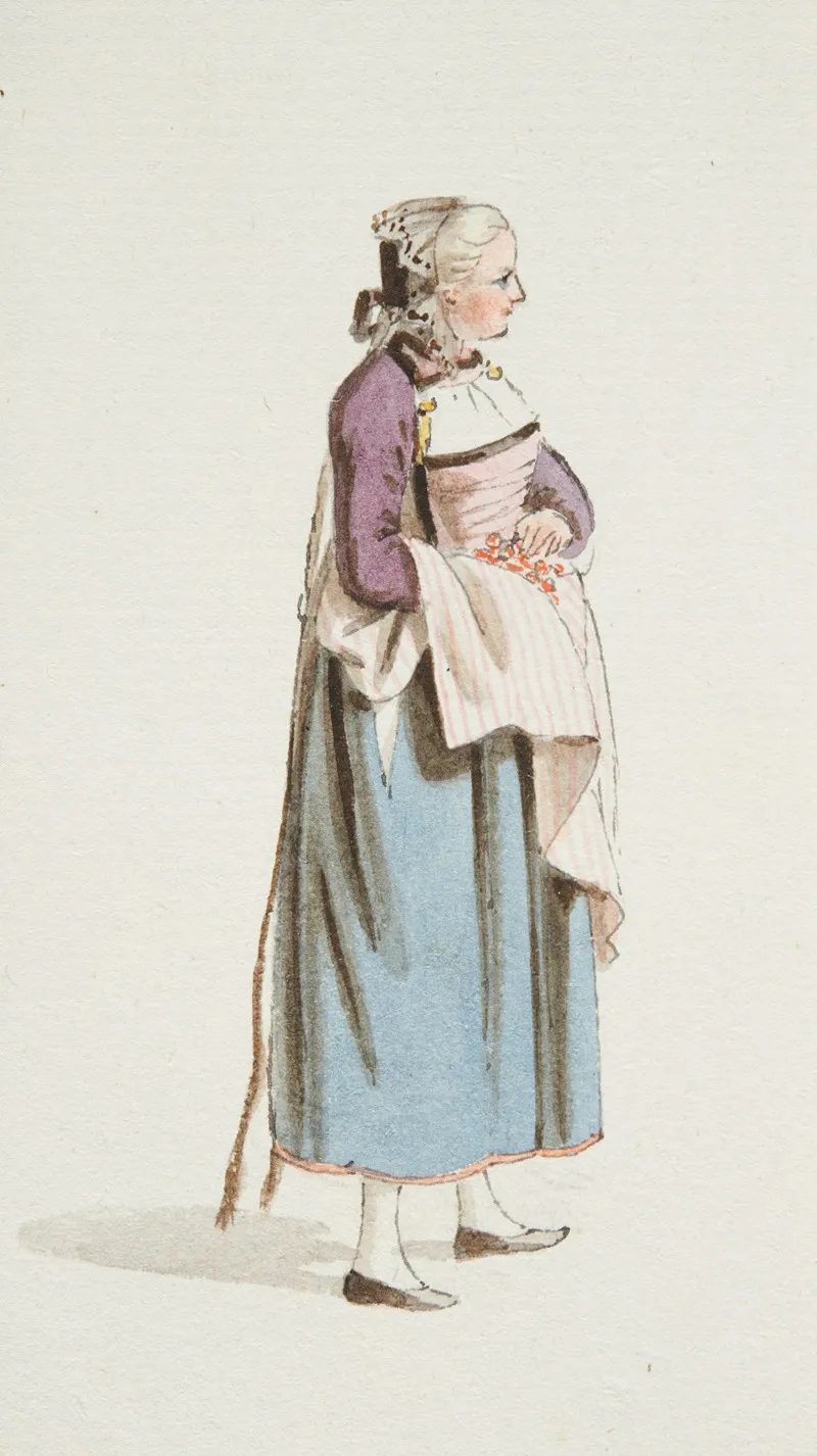 Madchen Auf Dem Markt In Bern