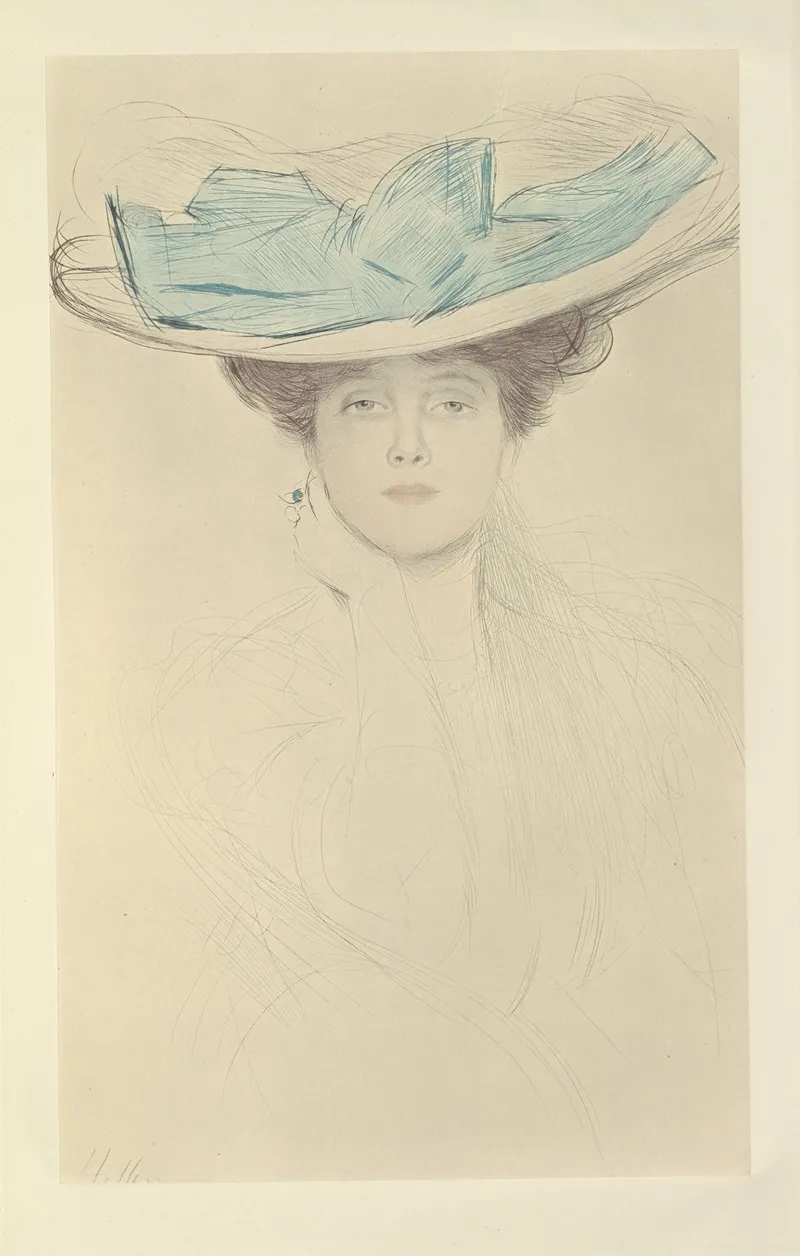 Mademoiselle Dolley by Paul César Helleu - Canvas Print