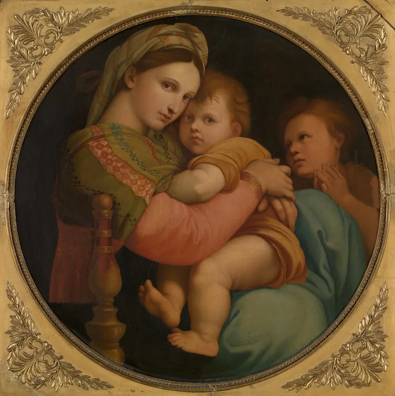 Madonna 29 by Raphael - Canvas Print