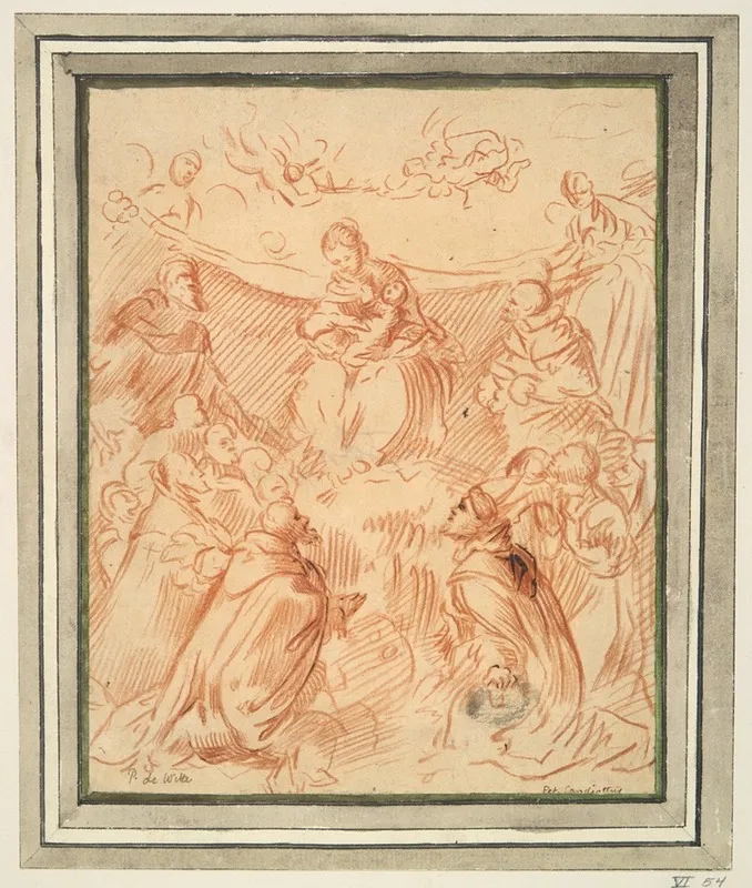 Madonna Adored By Saints