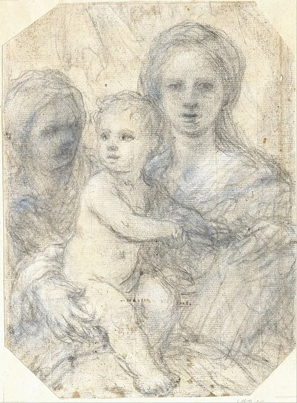 Madonna And Child 150 by Elisabetta Sirani - Canvas Print