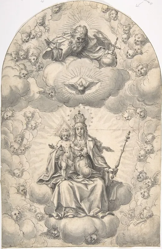 Madonna And Child Enthroned 4