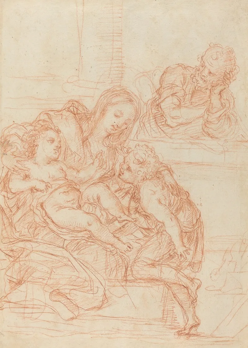Madonna And Child With Saints John And Joseph Recto