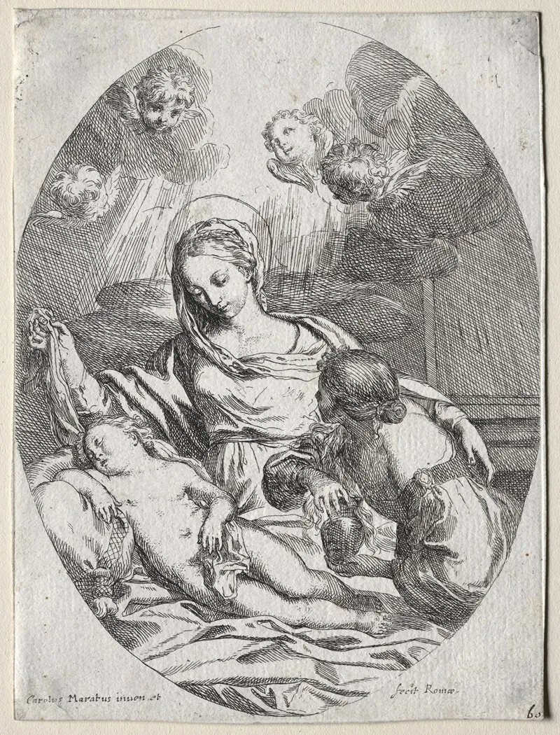 Madonna And Child With The Magdalen