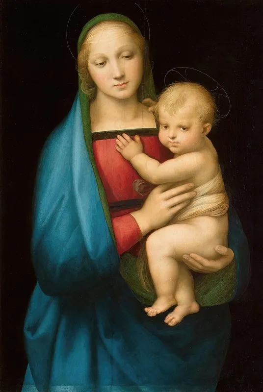 Madonna Del Granduca by Raphael - Canvas Print
