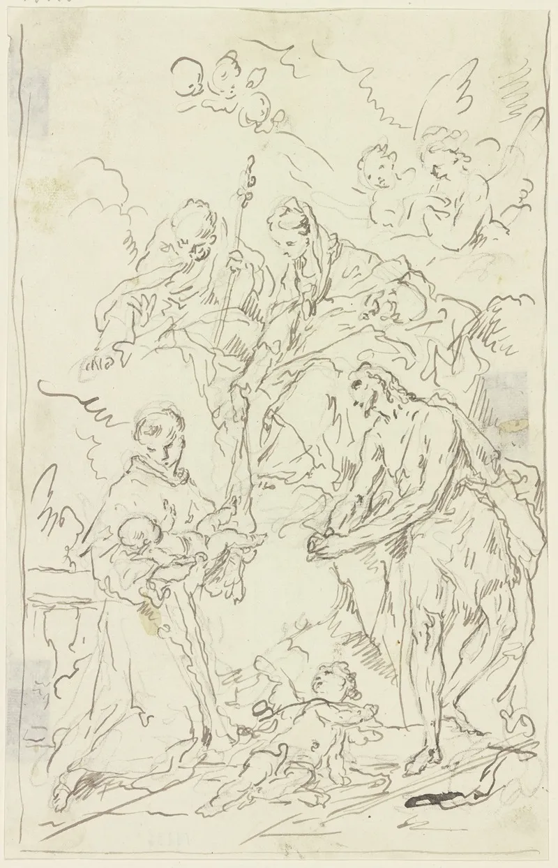 Madonna Mit Den Heiligen Joseph Antonius Von Padua Und Johannes Dem Taufer