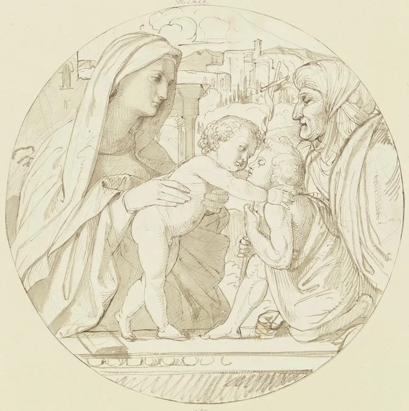 Madonna Mit Elisabeth Und Dem Kleinen Johannes