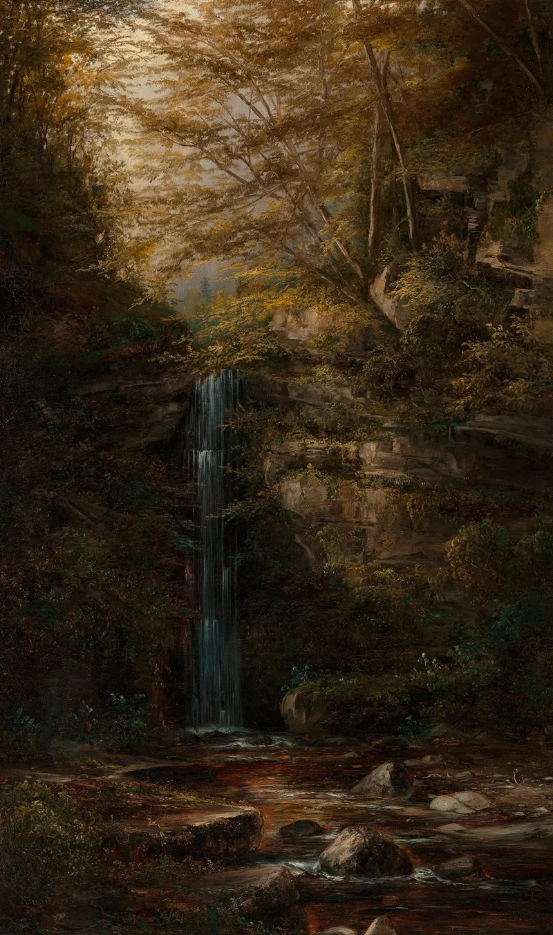 Madrone Falls Of Milliken Creak Six Rivers National Forest California by Norton Bush - Canvas Print