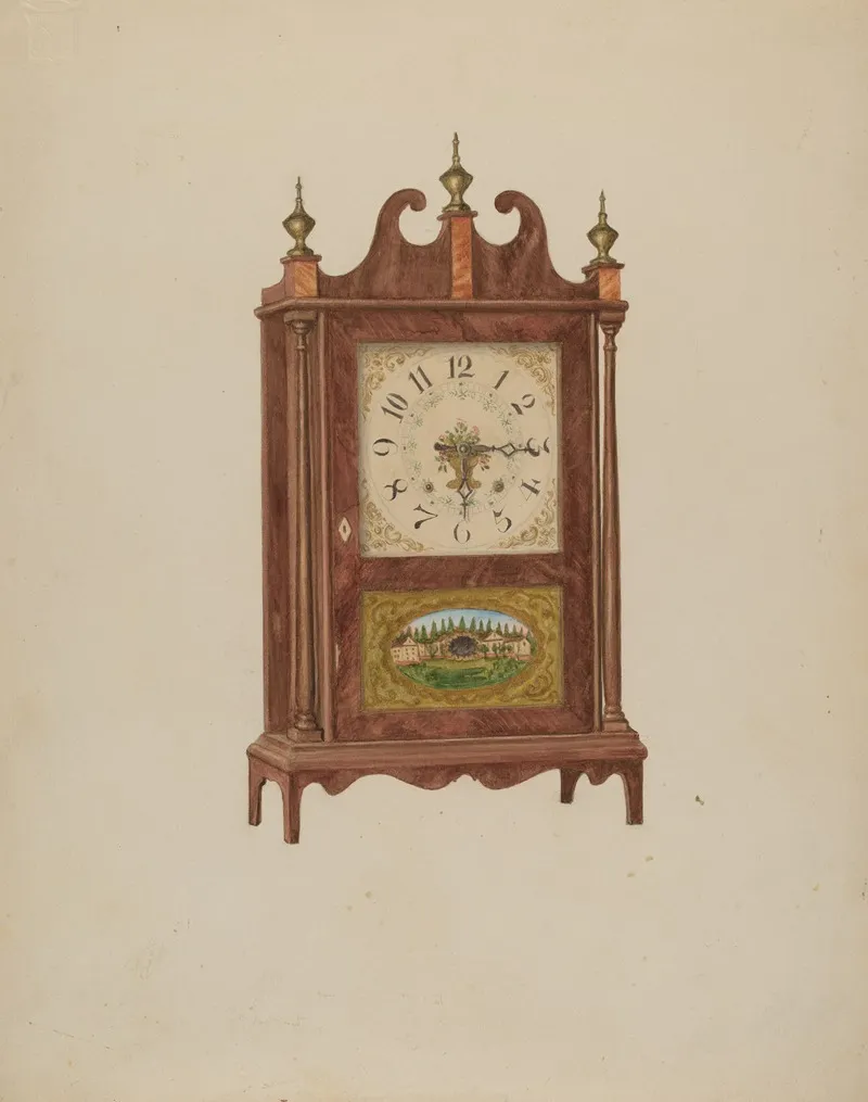 Mahogany Clock