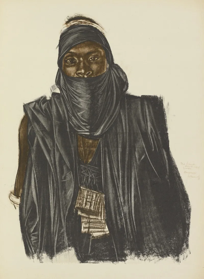 Mahoma Race Songhai by Alexandre Jacovleff - Canvas Print