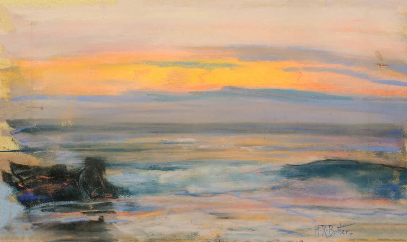 Maine Coast 34 by Howard Russell Butler - Canvas Print