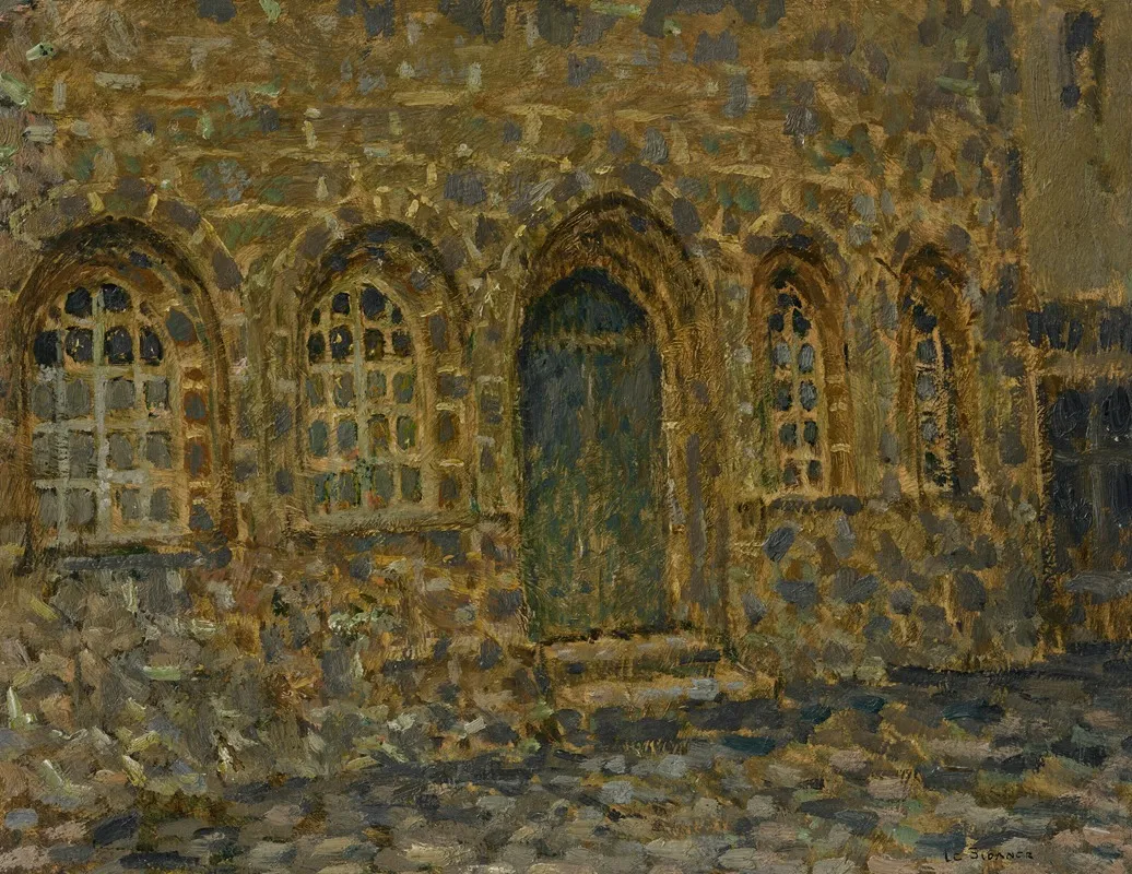 Maison Ancienne Treguier by Henri Le Sidaner - Canvas Print