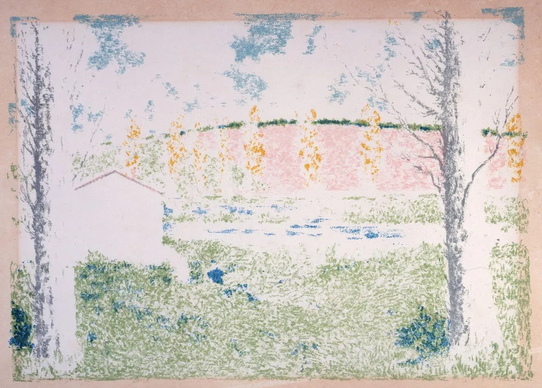 Maison Dans Un Paysage by Ker-Xavier Roussel - Canvas Print