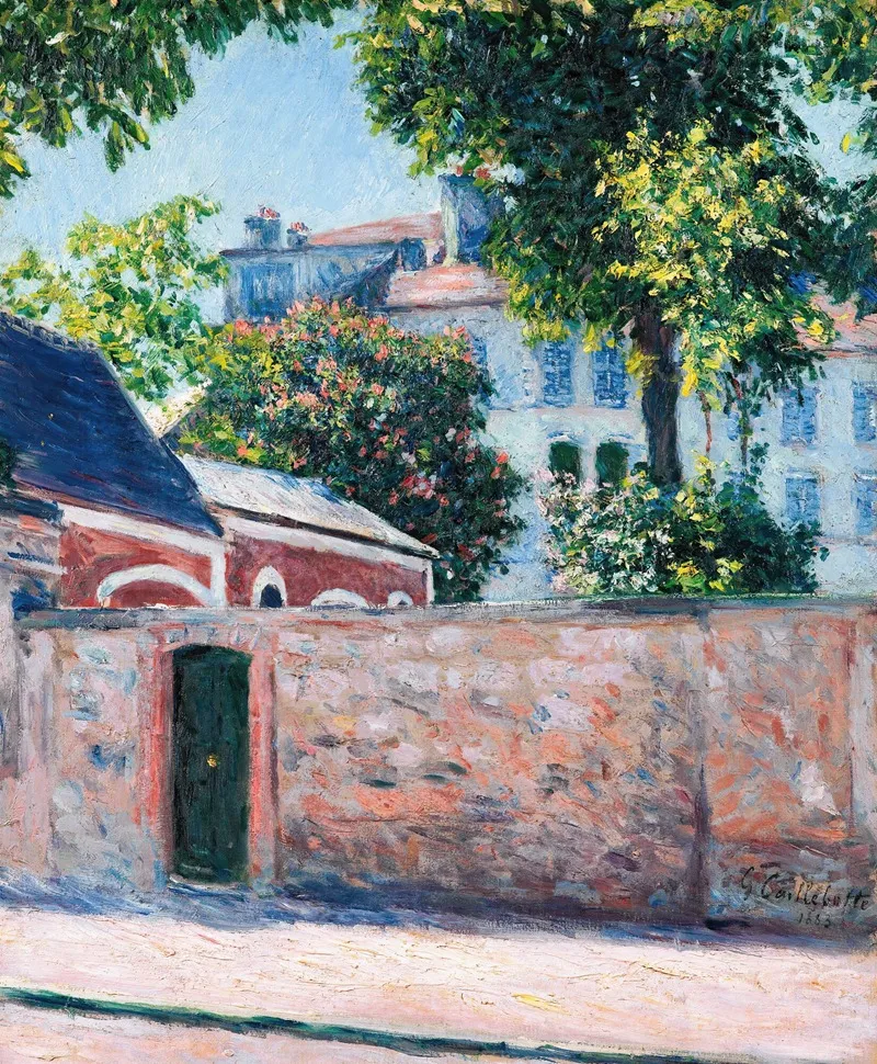 Maisons A Argenteuil by Gustave Caillebotte - Canvas Print