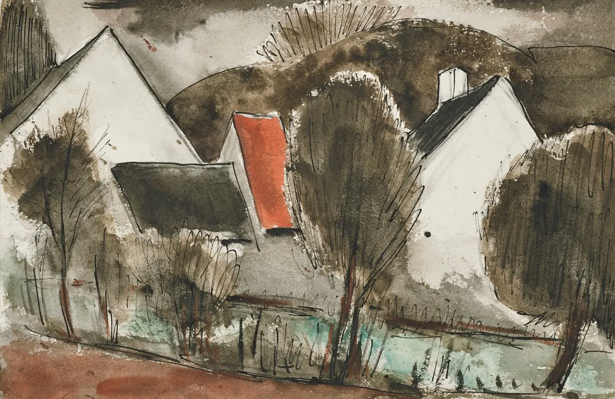 Maisons Rurales En Hiver