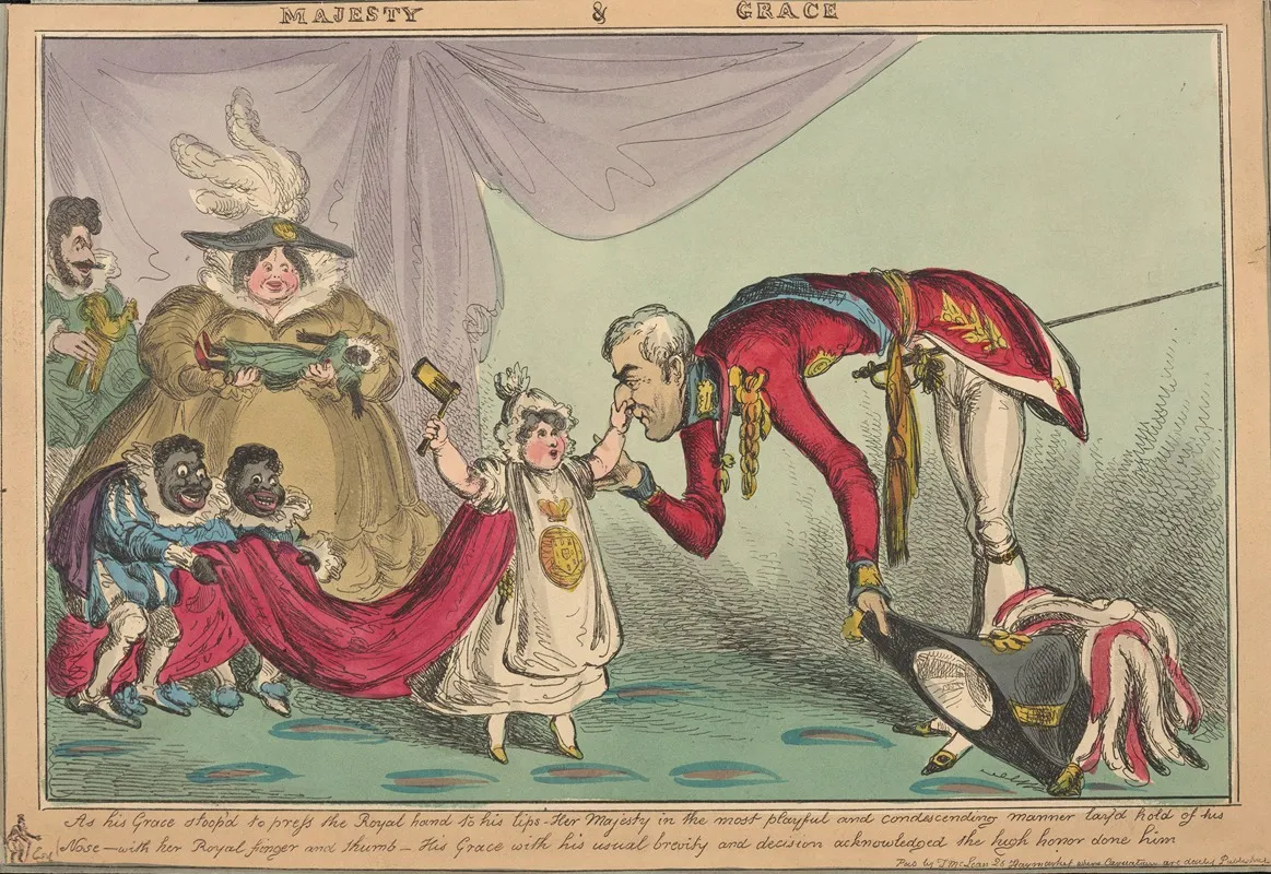 Majesty Grace by William Heath - Canvas Print