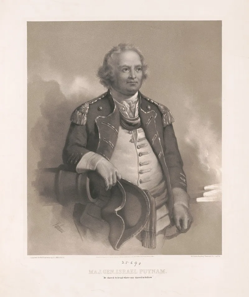 Major General Israel Putnam He Dared To Lead Where Any Dared To Follow by Dominique C. Fabronius - Canvas Print