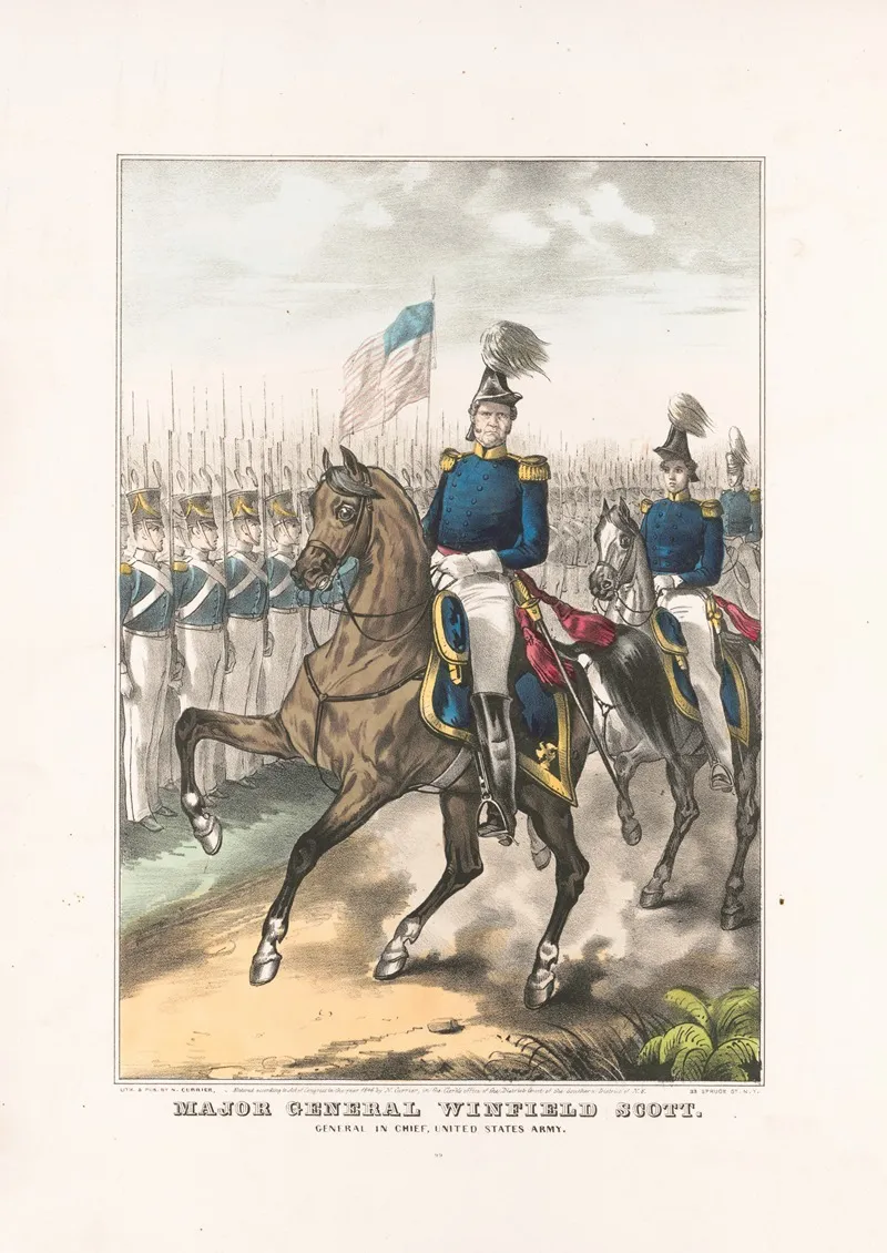 Major General Winfield Scott General In Chief United States Army