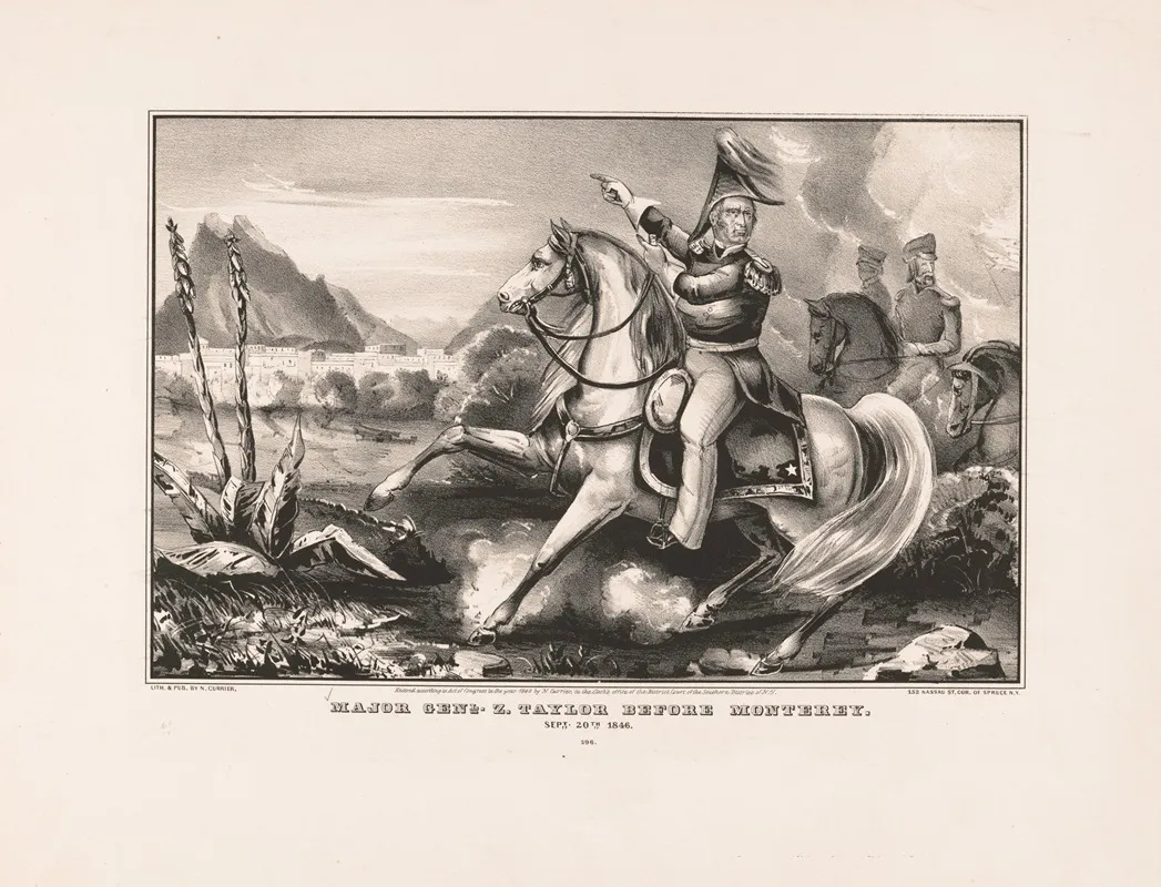 Major General Zachary Taylor Before Monterey Sept 20th 1846