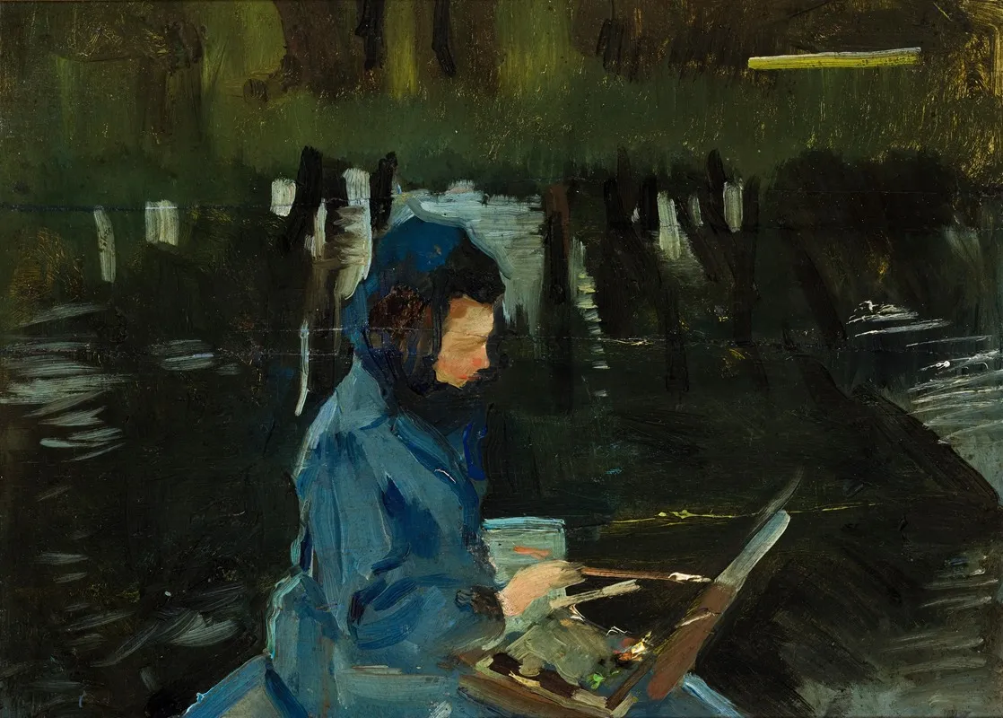 Malarka Na Woda by Konrad Krzyżanowski - Canvas Print