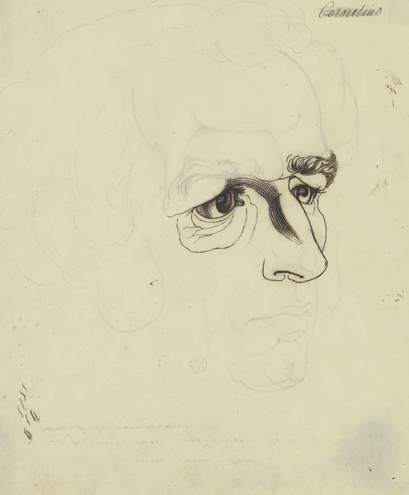 Male Head 3 by Eugen Eduard Schäffer - Canvas Print