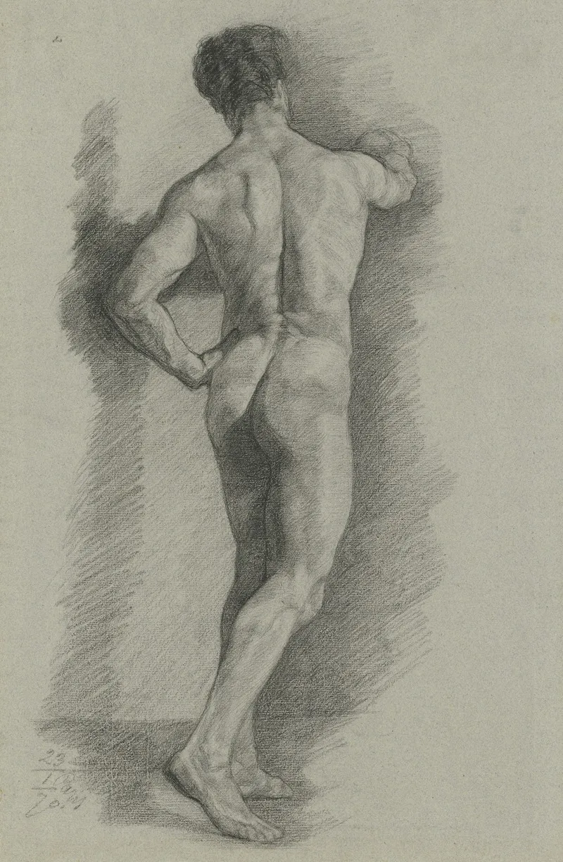 Male Nude From Behind 2