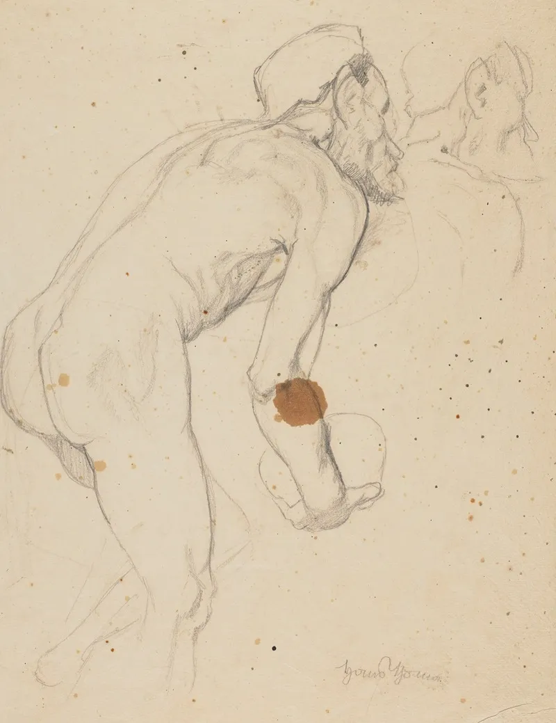 Male Nude From The Back