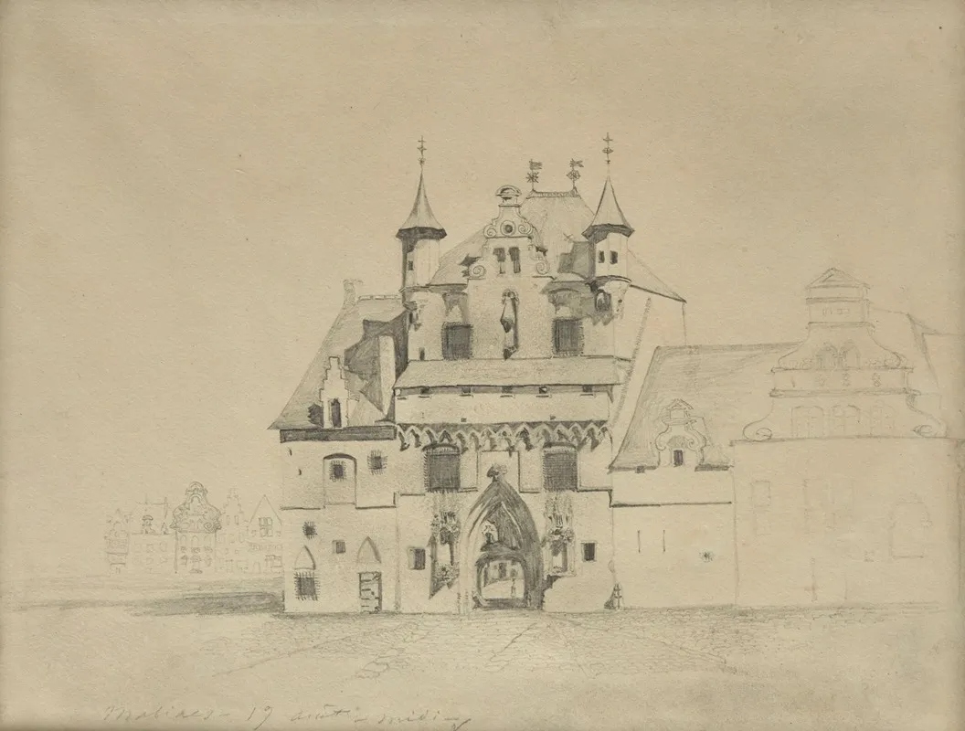 Malines by Victor Hugo - Canvas Print