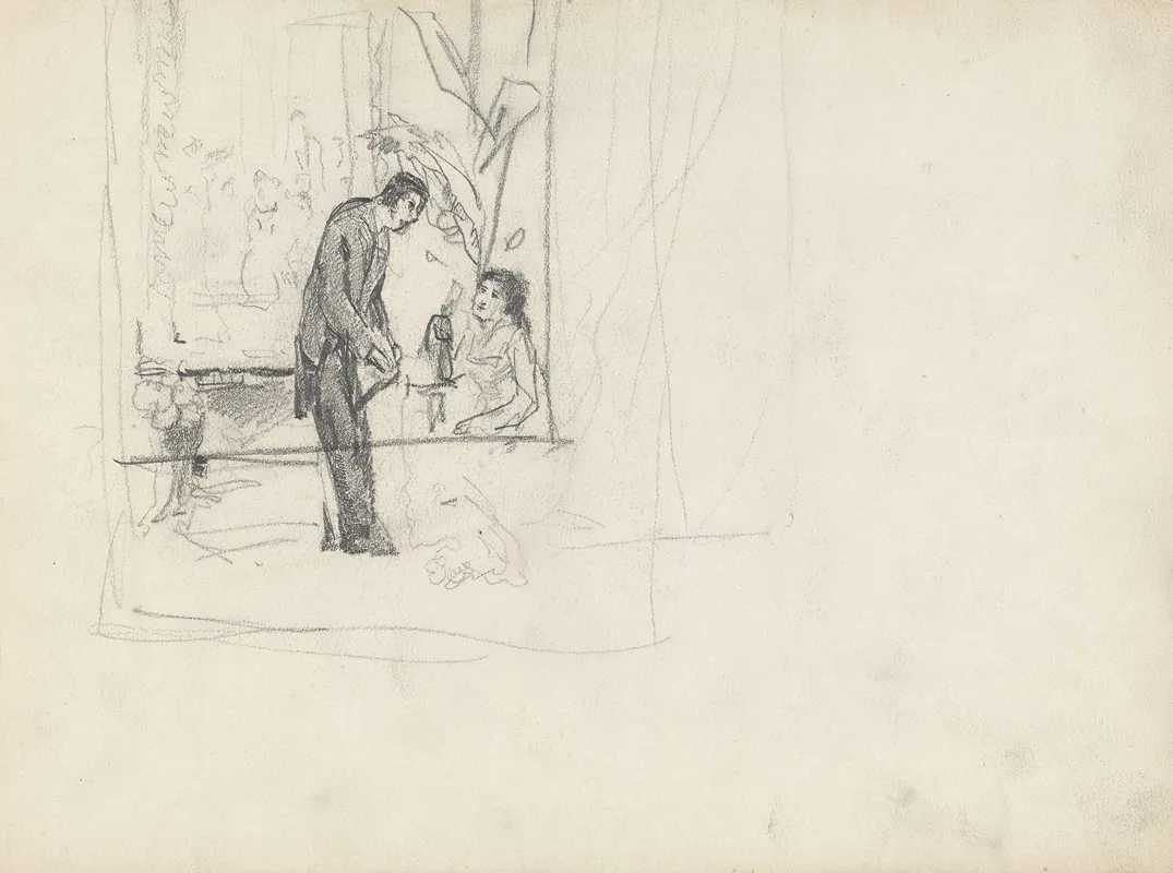 Man And Woman In Interior 2