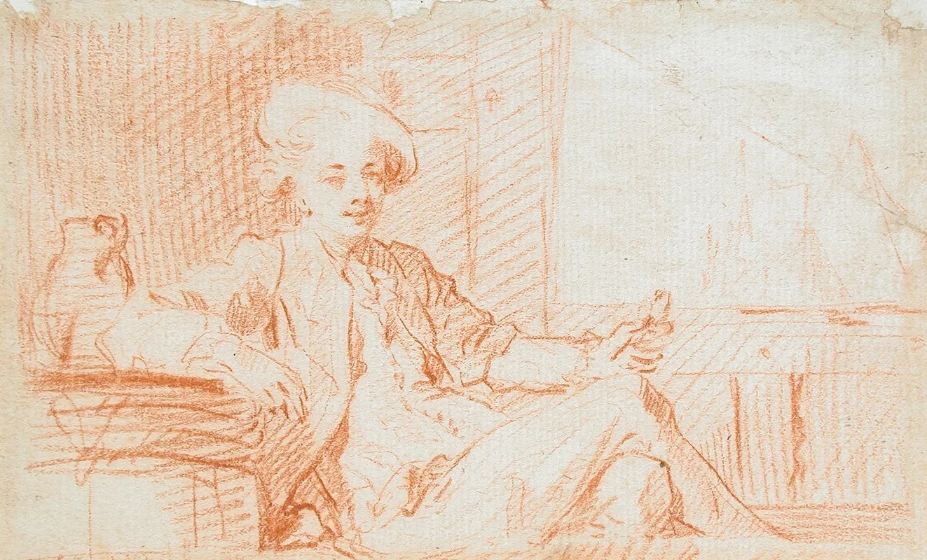 Man Holding A Rose Bud