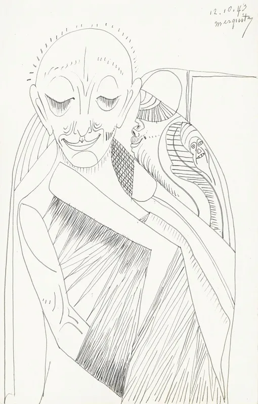 Man Met Gesloten Ogen