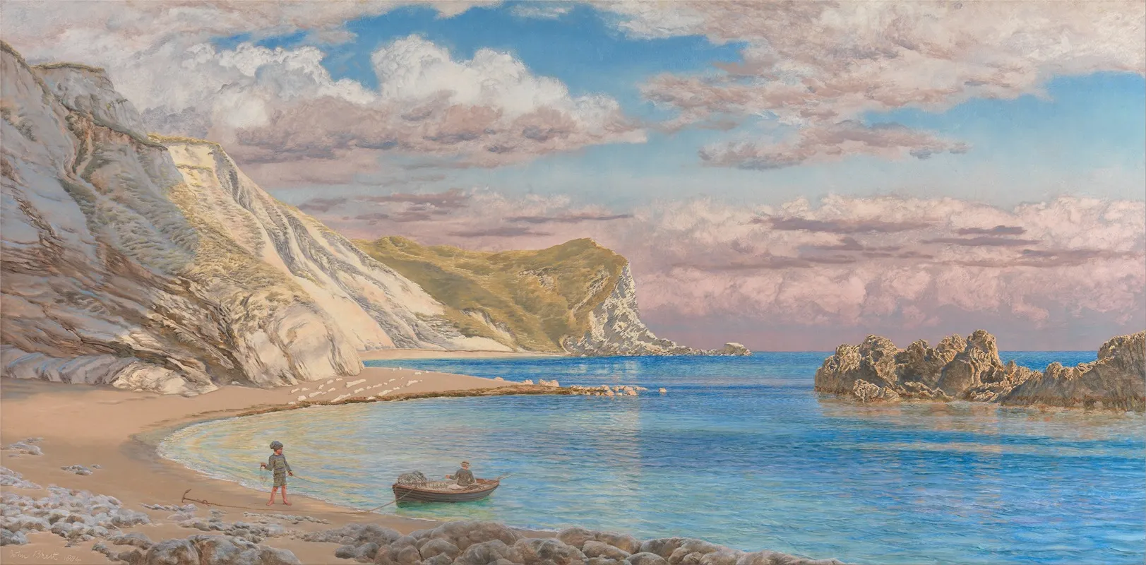 Man Of War Rocks Coast Of Dorset