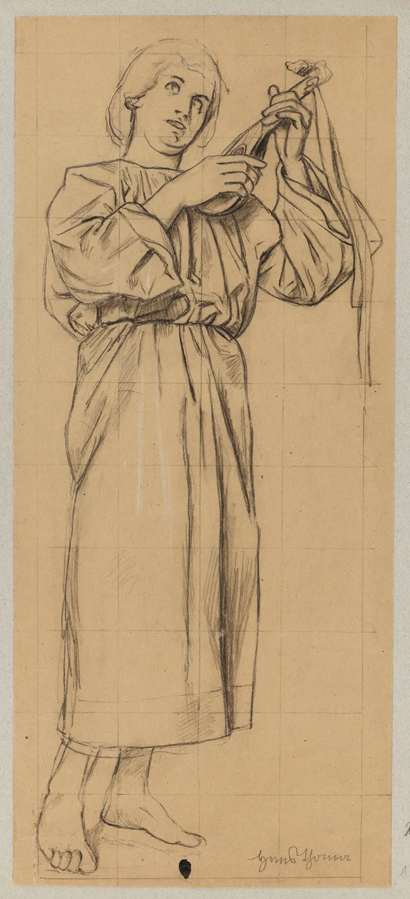 Man Playing The Lute
