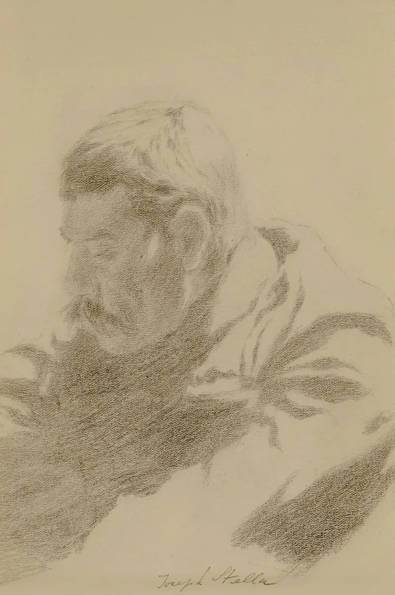 Man Resting by Joseph Stella - Canvas Print