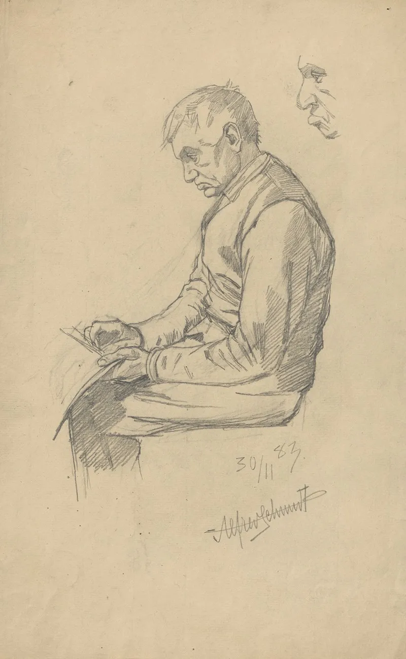 Man Sitting And Reading A Book