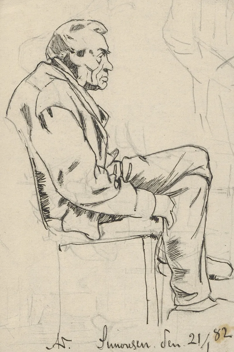 Man Sitting On A Chair 2