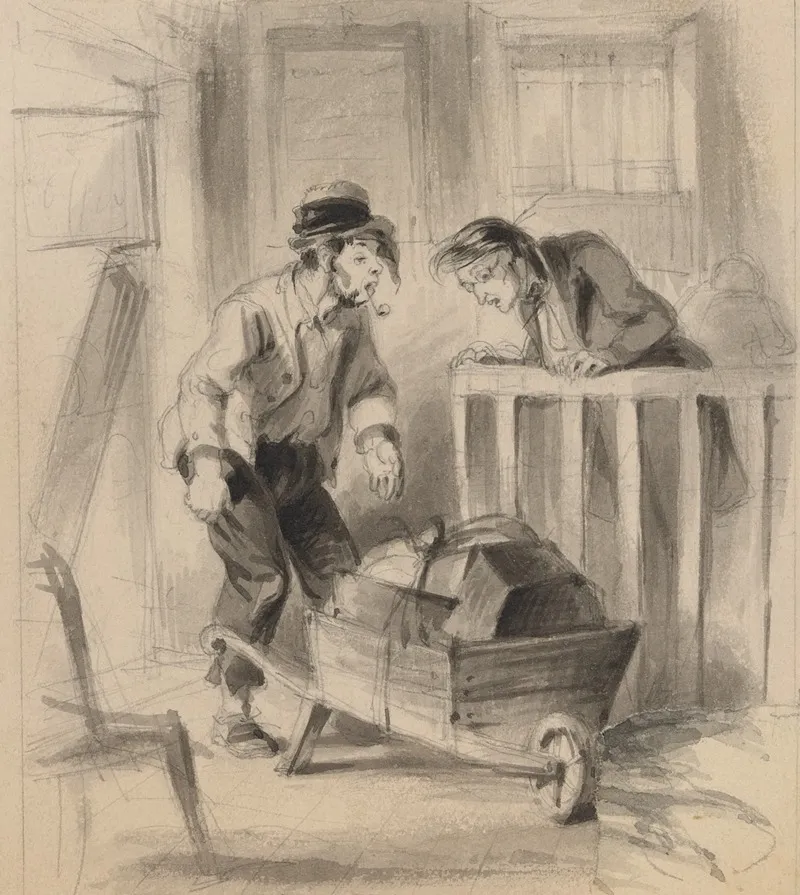 Man With A Wheelbarrow