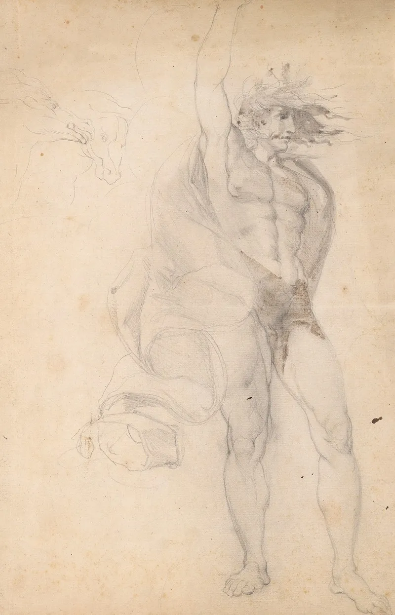 Man With Raised Hand